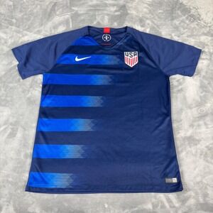 Nike USA Soccer Jersey Mens XL Dri-FIT Blue Authentic‎ 2018